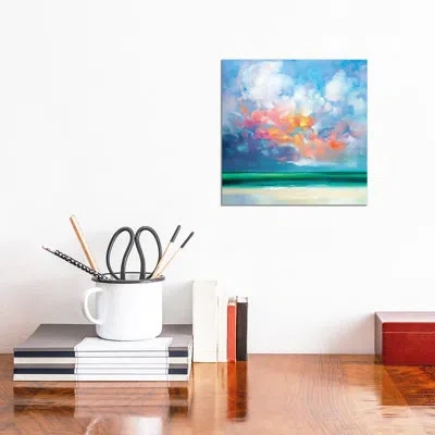 Icanvas Gulf Stream Green By Scott Naismith - Painting Print In Wrapped Canvas,no Mat