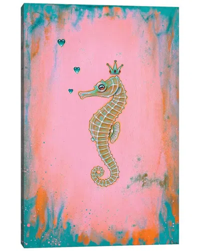 Icanvas Halcyon Seahorse Wall Art In Multi