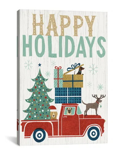 Icanvas Happy Holidays Ii By Michael Mullan In Multi