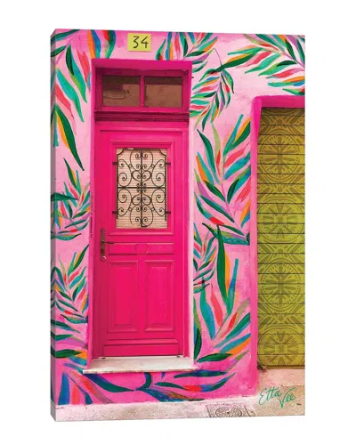 Icanvas Happy Home Iii By Ettavee Wall Art In Pink