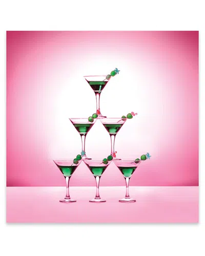 Icanvas Happy Hour Mountain Print On Acrylic Glass By Pepino De Mar