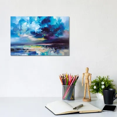 Icanvas Harris Fractals By Scott Naismith - Painting Print In Wrapped Canvas,no Matte