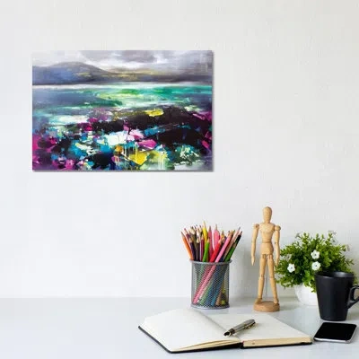 Icanvas Harris Greens I By Scott Naismith - Painting Print In No Mat,wrapped Canvas