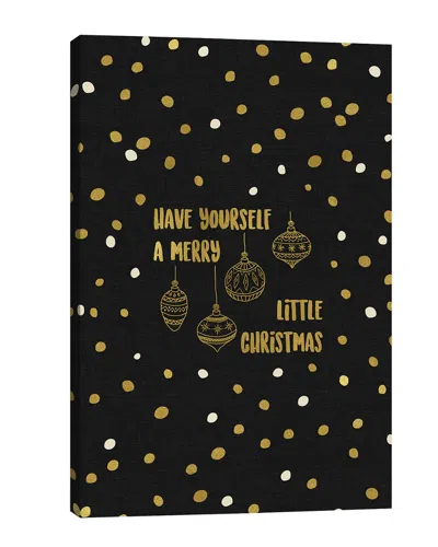 Icanvas Have Yourself A Merry Gold By Orara Studio In Black