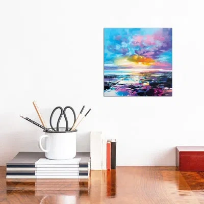 Icanvas Hebridean Resonance I By Scott Naismith - Painting Print In No Mat,wrapped Canvas