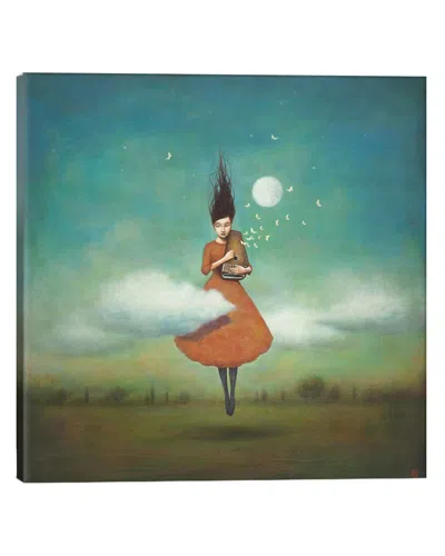 Icanvas High Notes For Low Clouds By Duy Huynh Black Framed Fine Art Paper Print In Multi