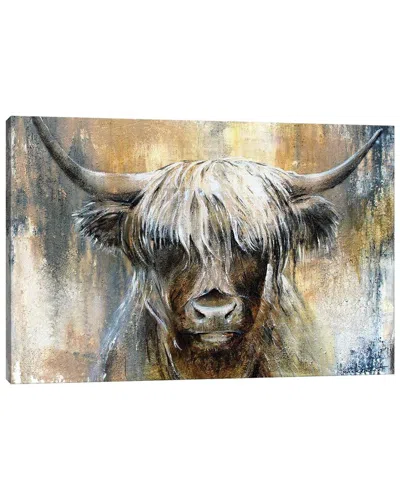Icanvas Highland Cow I By Studio Paint-ing Wall Art In Multi