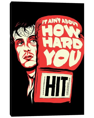 ICANVAS ICANVAS HOW HARD YOU HIT WALL ART