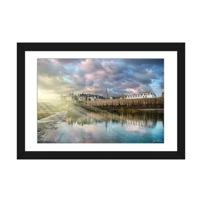 Icanvas 'i See Light' By Ben Heine Photographic Print On Wrapped Canvas In Black Framed Fine Art Paper,white