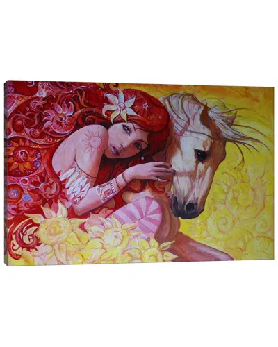 Icanvas I Simply Bloom In Sunny Days Wall Art In Multi
