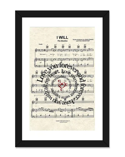 Icanvas I Will Art Print By Wordsandmusicart In Multi