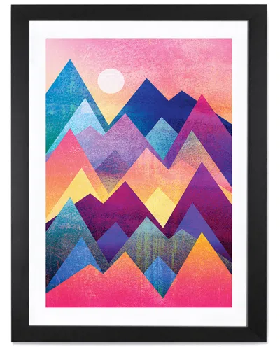 Icanvas A New Day By Elisabeth Fredriksson Black Framed Fine Art Paper Print In Multi