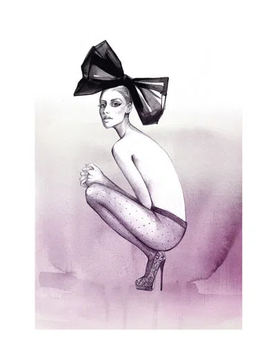 Icanvas Bow And Stockings By Rongrong Devoe In Multi