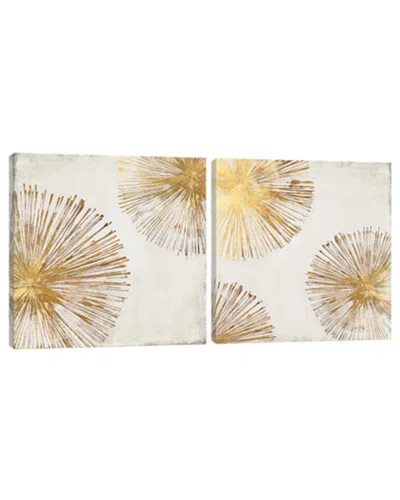 Icanvas Gold Star Diptych By Pi Galerie In Multi