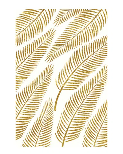 Icanvas Golden Palm By Uma Gokhale In Brown