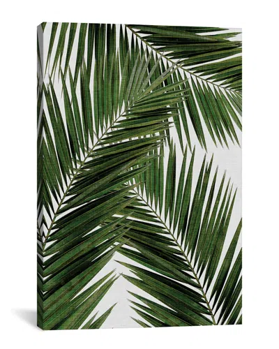 Icanvas Palm Leaf Iii Canvas Artwork By Orara Studio In Green