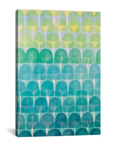 Icanvas Rolling Aqua Canvas Artwork By Rashelle Roos