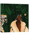Icanvas In The Wild (green) Canvas Wall Art