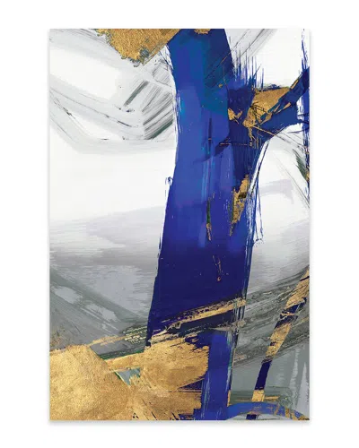 Icanvas Indigo Abstract Iv Print On Acrylic Glass By Pi Galerie