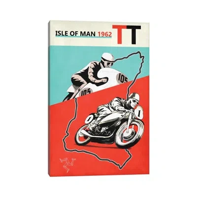 Icanvas Isle Of Man Tt 1962 By Mark Rogan - Graphic Art Print In No Matte,wrapped Canvas