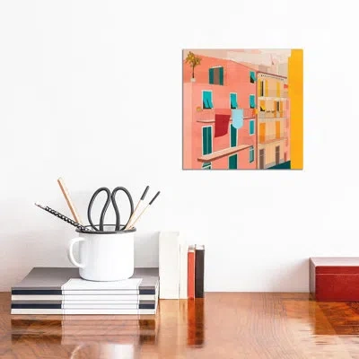 Icanvas Italy Streetview By Ana Rut Bré - Graphic Art Print In No Matte,wrapped Canvas