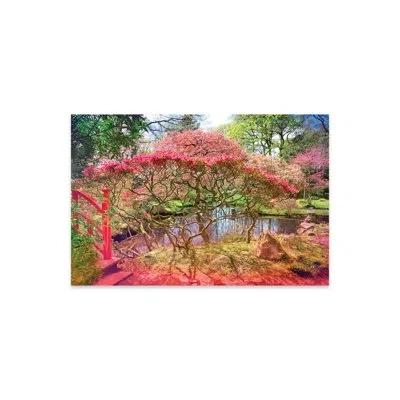 Icanvas Japanese Garden And Pond Print On Acrylic Glass