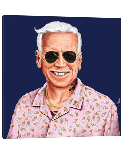 Icanvas Joe Biden By Amit Shimoni Wall Art In Multi