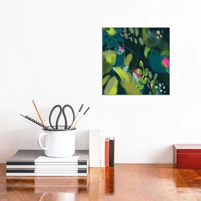 Icanvas Jungle Feaver Leaves By Ana Rut Bré - Graphic Art Print In No Matte,wrapped Canvas