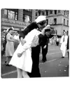Icanvas Kissing The War Goodbye - V-j Day In Times Square By Victor Jorgensen Wall Art