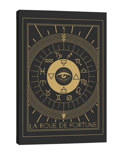 Icanvas La Roue De Fortune By Emanuela Carratoni Wall Art In Black