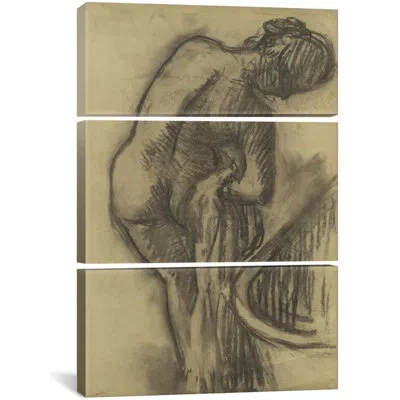 Icanvas La Toilette Apres Le Bain By Degas Canvas Giclee Print