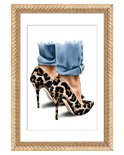 Icanvas Leopard Spot Heels By Elza Fouche Wall Art In Multi