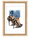 ICANVAS LEOPARD SPOT HEELS BY ELZA FOUCHE WALL ART