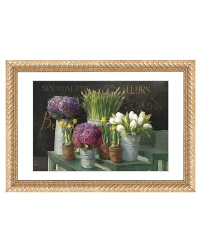 Icanvas Les Fleurs Printemps On Black By Danhui Nai Wall Art