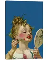 Icanvas Little Girl With Lipstick By Norman Rockwell Wall Art