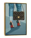 Icanvas Louis Vuitton Bag And Louboutin Heels Framed Canva By Cece Guidi Wall Art