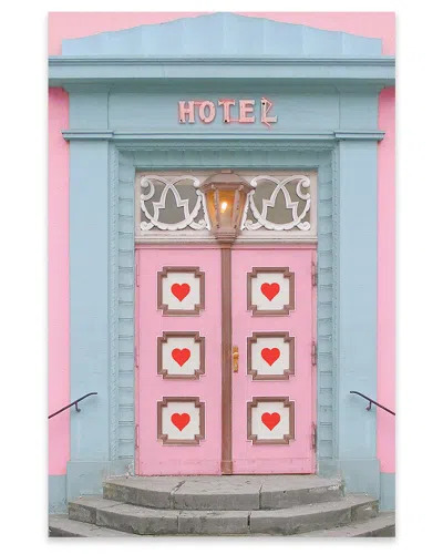Icanvas Love Inn Print On Acrylic Glass By Erin Summer In Multi