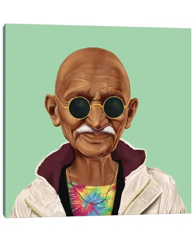 Icanvas Mahatma Gandhi By Amit Shimoni Wall Art In Multi