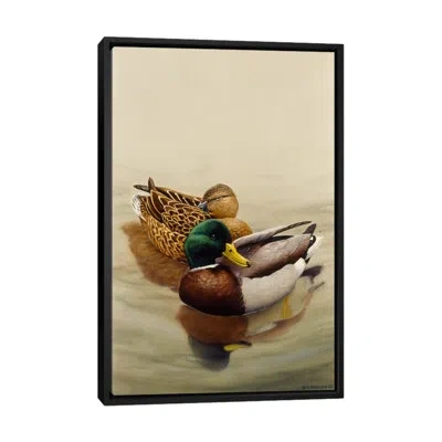 Icanvas 'mallard' By Harro Maass Painitng Print On Canvas In No Mat,wrapped Canvas