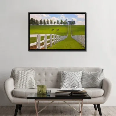 Icanvas 'manchester Farm, Kentucky 08 - Color' By Monte Nagler Photographic Print On Canvas In No Mat,wrapped Canvas