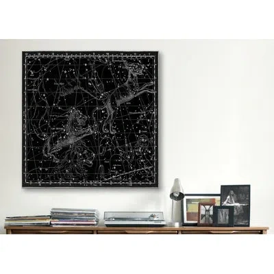 Icanvas Maps And Charts Celestial Atlas - Plate 5 (lynx, Leo Minor) By Alexander Jamieson Graphic Art On Can In Black;white