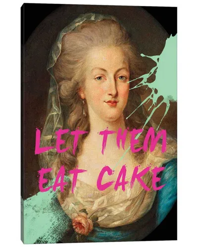 Icanvas Marie Antoinette Hot Pink By Grace Digital Art Co Wall Art In Multi