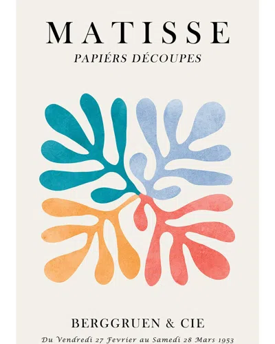 Icanvas Matisse Floral Poster Iv By Vitor Costa Wall Art In Multi