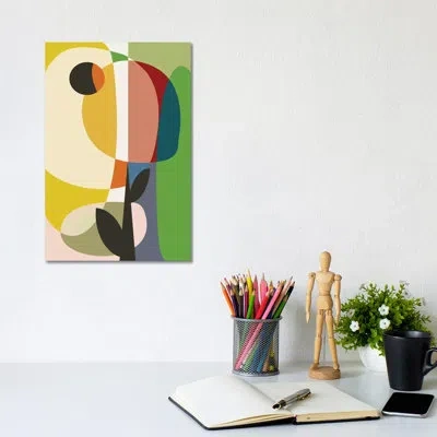 Icanvas Mid Century Garden Ii By Ana Rut Bré - Graphic Art Print In Wrapped Canvas,no Matte
