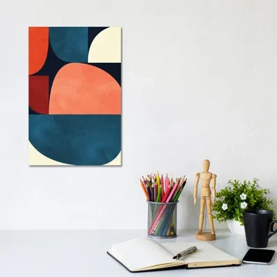 Icanvas Mid Century Modern X By Ana Rut Bré - Graphic Art Print In No Matte,wrapped Canvas