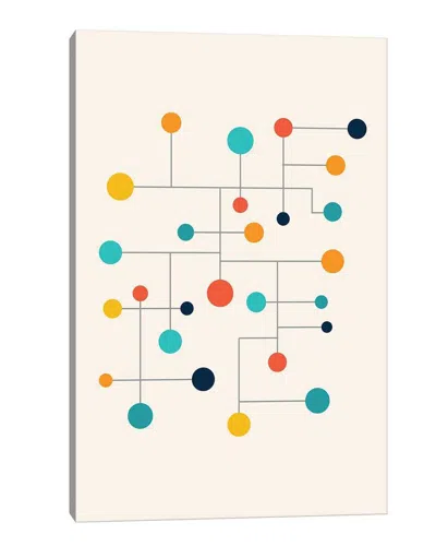 Icanvas Mid Century Pop Modern Circles Canvas Wall Art