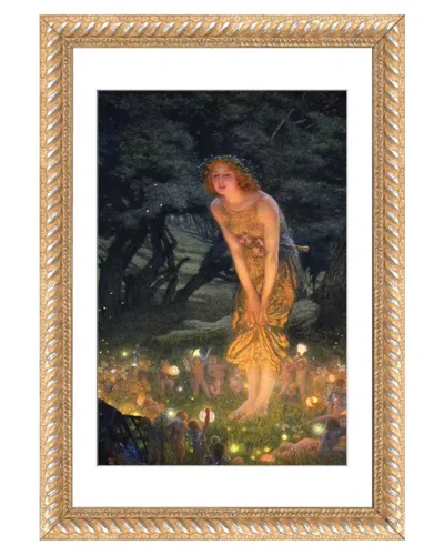 Icanvas Midsummer's Eve By Edward Robert Hughes Wall Art In Black