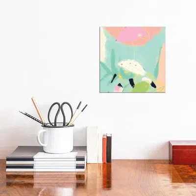 Icanvas Minimal Floral By Ana Rut Bré - Graphic Art Print In No Matte,wrapped Canvas