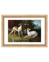 Icanvas Misse & Turlu, Two Greyhounds Of Louis Xv By Jean-baptiste Oudry Wall Art