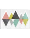 Icanvas Mod Triangles Ii Wall Art In Multi